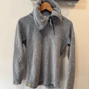 Like New! Soft fleece high neck top. Made by Loue.